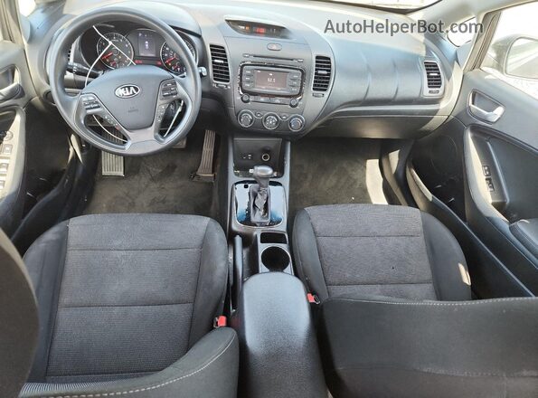 3KPFK4A7XJE270465 2018 KIA FORTE Black Вид панелі приладів