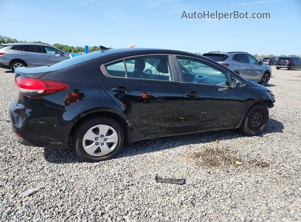 3KPFK4A7XJE270465 2018 KIA FORTE Black Задня права чверть