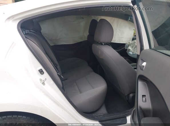 3KPFK4A7XJE281143 2018 KIA FORTE White Widok naklejki z numerem VIN