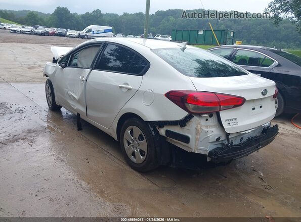 3KPFK4A7XJE281143 2018 KIA FORTE White Tył lewy