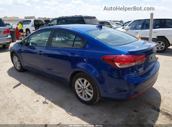 3KPFL4A70HE052087 2017 KIA FORTE Blue Trasero izquierdo