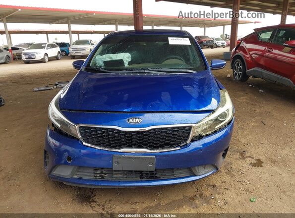 3KPFL4A70HE117309 2017 KIA FORTE Blue ხელსაწყოთა პანელის ხედი