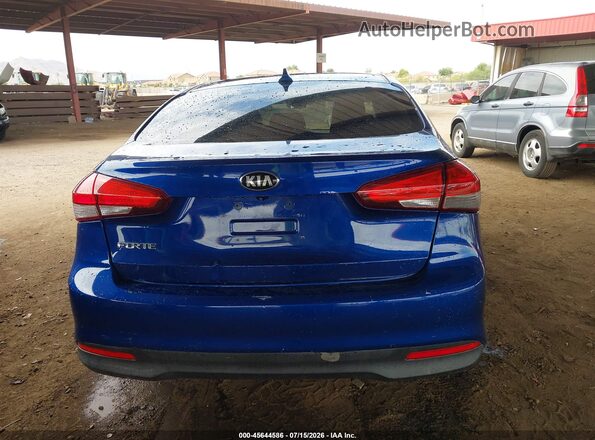 3KPFL4A70HE117309 2017 KIA FORTE Blue 