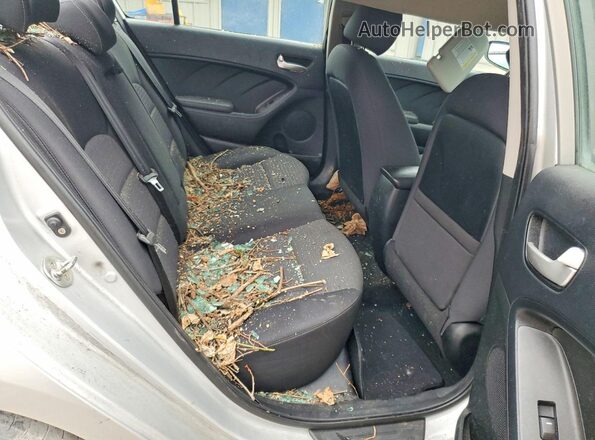 3KPFL4A70JE212281 2018 KIA FORTE Silver Widok tylnych siedzeń