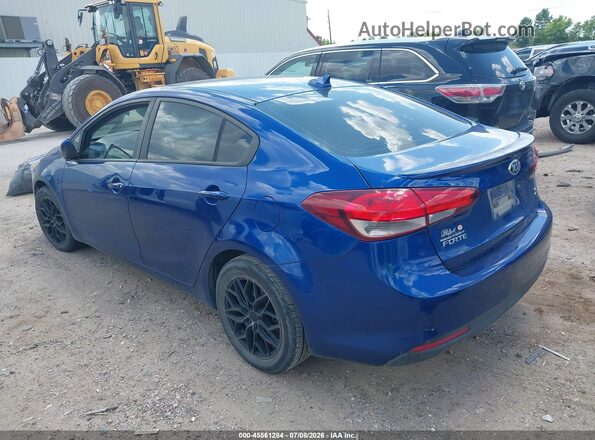 3KPFL4A70JE217870 2018 KIA FORTE Blue Rear left