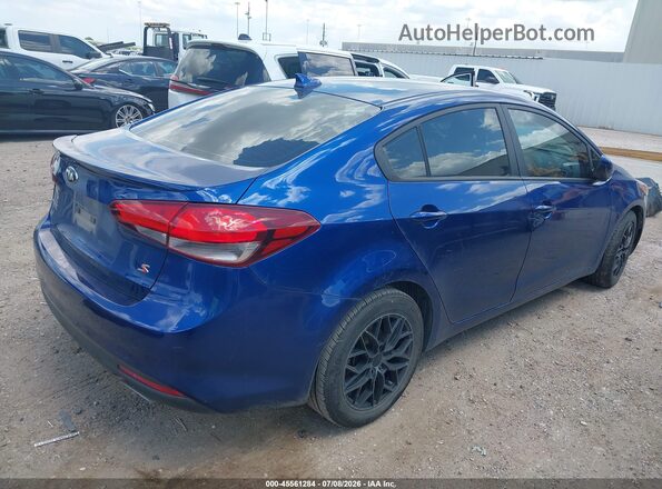 3KPFL4A70JE217870 2018 KIA FORTE Blue Rear right