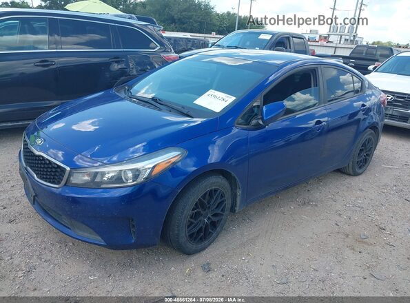 3KPFL4A70JE217870 2018 KIA FORTE Blue Front left