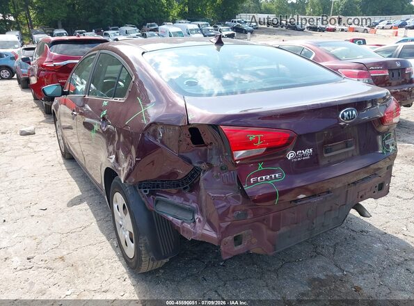 3KPFL4A71HE136998 2017 KIA FORTE Burgundy Դիմացի տեսք