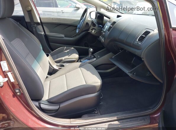 3KPFL4A71HE136998 2017 KIA FORTE Burgundy Սալոնի դիմացի տեսք