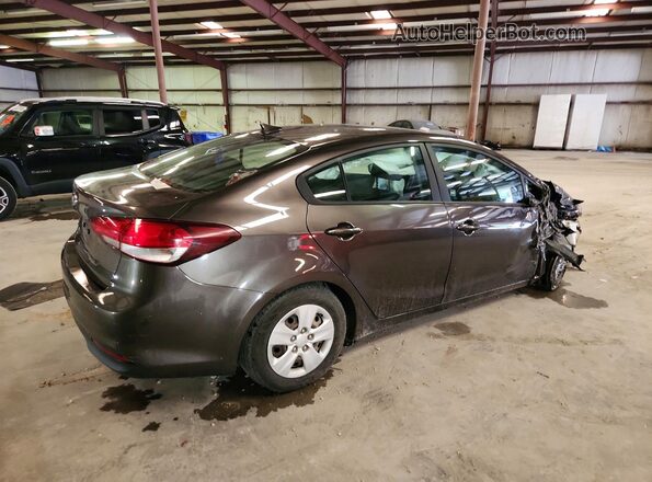 3KPFL4A71JE164628 2018 KIA FORTE Burgundy Trasero derecho