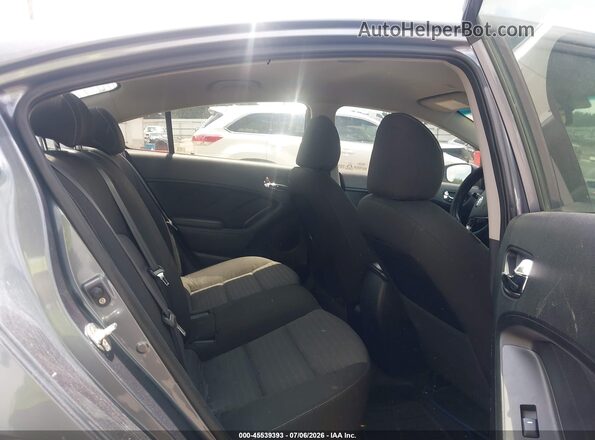3KPFL4A71JE189349 2018 KIA FORTE Gray VIN კოდის სტიკერის ხედი