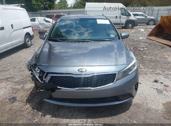 3KPFL4A71JE189349 2018 KIA FORTE Gray ხელსაწყოთა პანელის ხედი