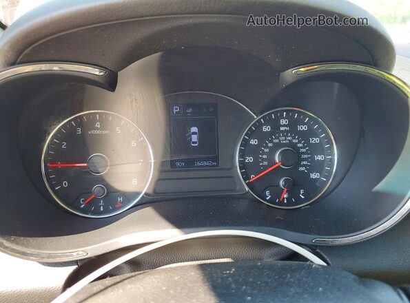 3KPFL4A71JE257522 2018 KIA FORTE Красный Вид щитка приборов