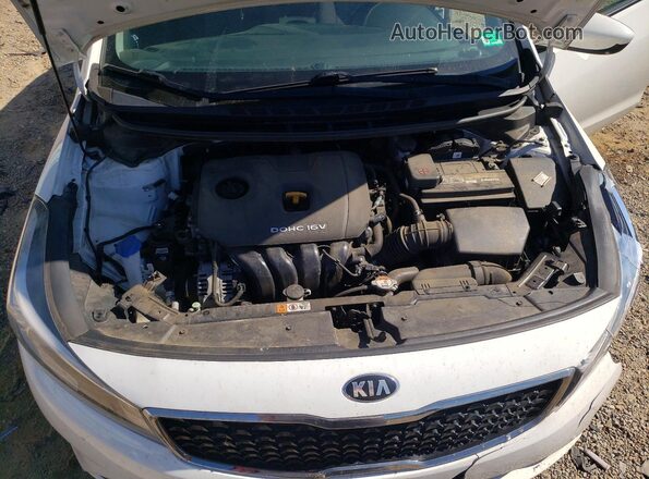 3KPFL4A72HE036151 2017 KIA FORTE Белый Вид задней части салона