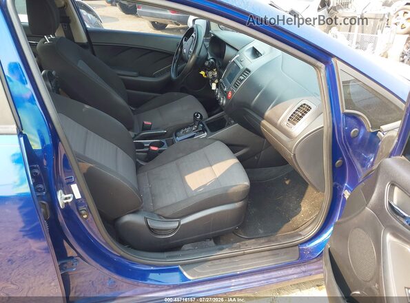 3KPFL4A72HE112032 2017 KIA FORTE Blue Սալոնի դիմացի տեսք