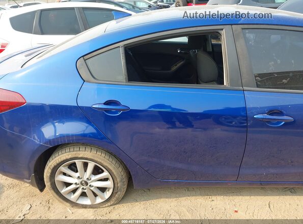 3KPFL4A72HE112032 2017 KIA FORTE Blue Սարքավորումների վահանակի տեսք