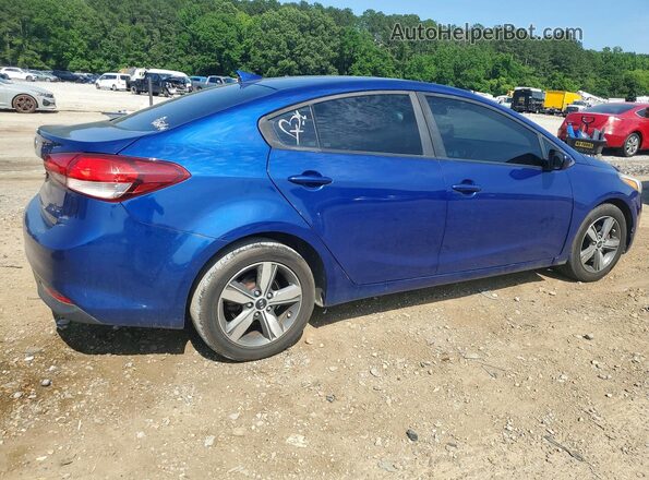 3KPFL4A72JE185553 2018 KIA FORTE Синий Задняя правая четверть