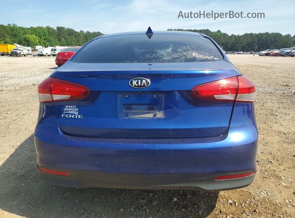 3KPFL4A72JE185553 2018 KIA FORTE Синий Вид сзади