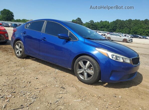 3KPFL4A72JE185553 2018 KIA FORTE Синий Передняя правая четверть