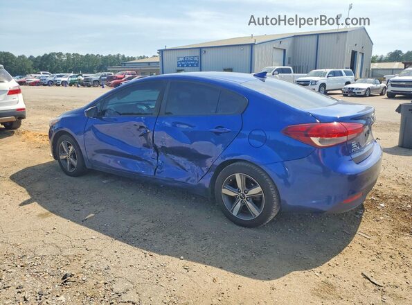 3KPFL4A72JE185553 2018 KIA FORTE Синий Задняя левая четверть