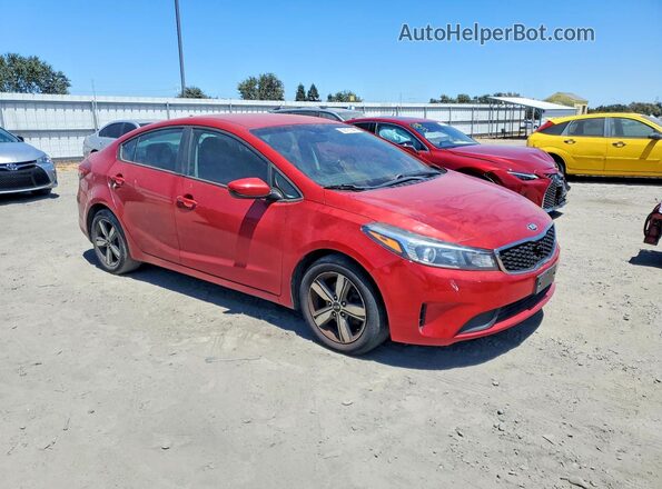 3KPFL4A72JE187934 2018 KIA FORTE Red წინა მარჯვენა