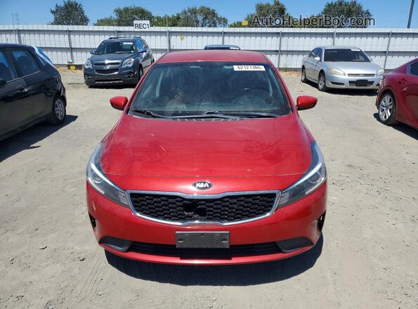3KPFL4A72JE187934 2018 KIA FORTE Red წინა ხედი