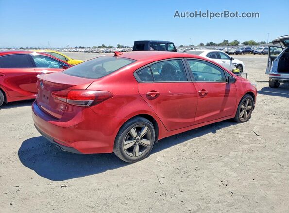 3KPFL4A72JE187934 2018 KIA FORTE Red უკანა მარჯვენა