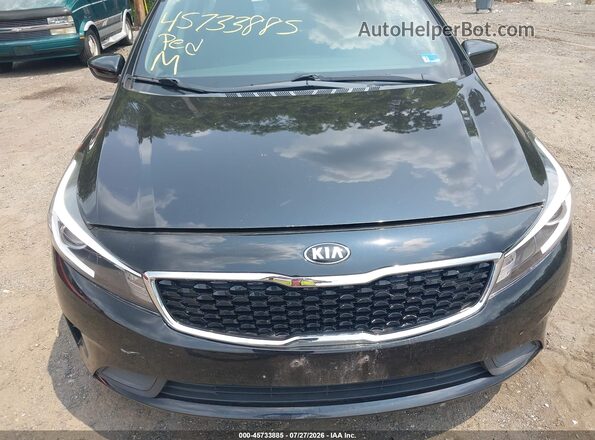 3KPFL4A72JE198271 2018 KIA FORTE Black Вид спереду
