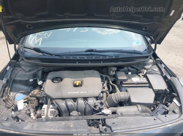 3KPFL4A72JE198271 2018 KIA FORTE Black Вид ззаду