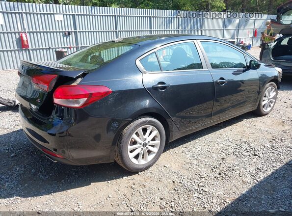 3KPFL4A73HE101296 2017 KIA FORTE Black Tył prawy