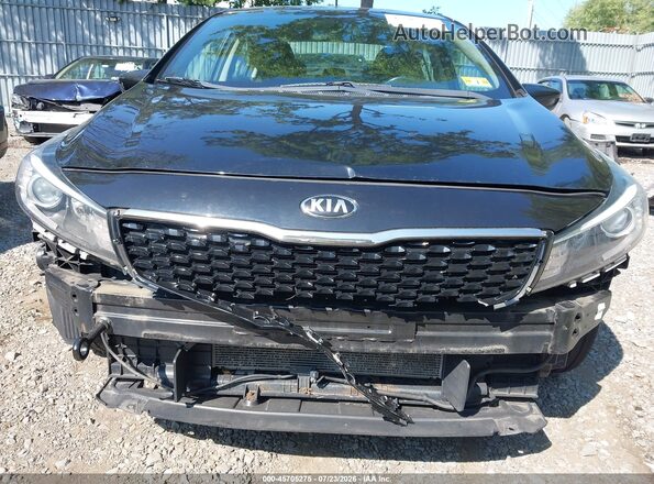 3KPFL4A73HE101296 2017 KIA FORTE Black Widok z przodu