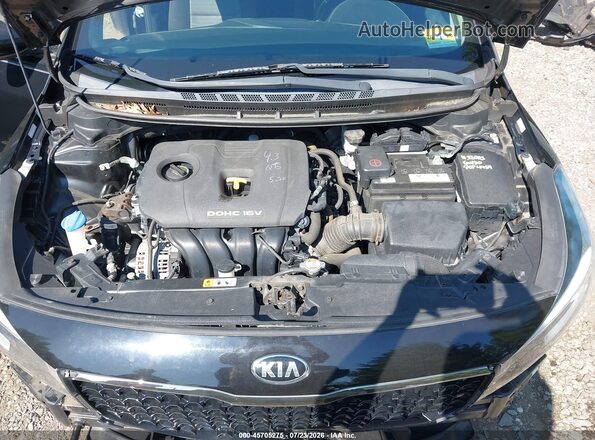 3KPFL4A73HE101296 2017 KIA FORTE Black Widok z tyłu