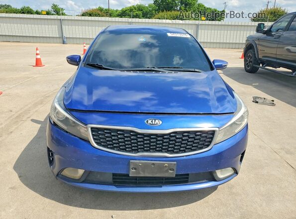 3KPFL4A73HE110435 2017 KIA FORTE Blue Դիմացի տեսք