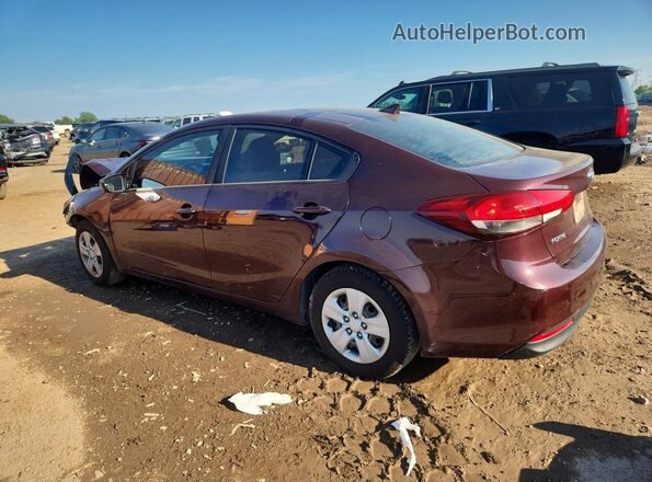 3KPFL4A73HE128045 2017 KIA FORTE Burgundy Հետևի ձախ