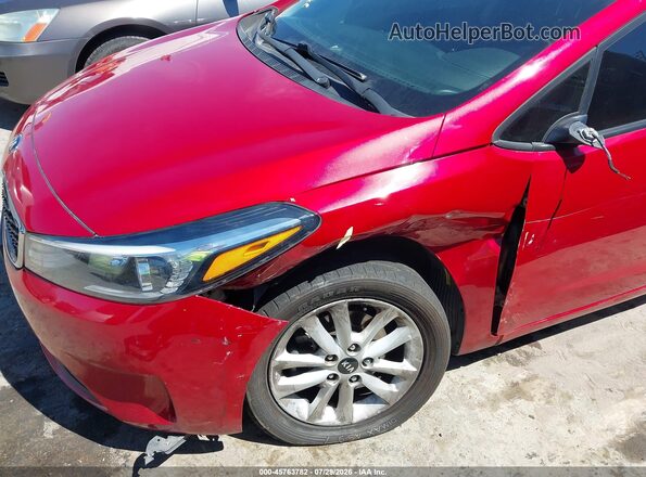 3KPFL4A73HE134282 2017 KIA FORTE Red Դիմացի տեսք