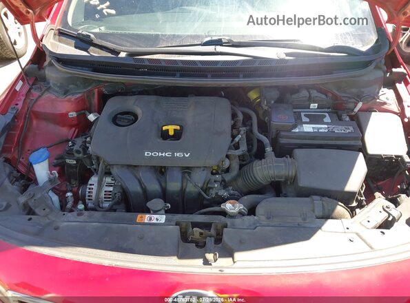 3KPFL4A73HE134282 2017 KIA FORTE Red Հետևի տեսք