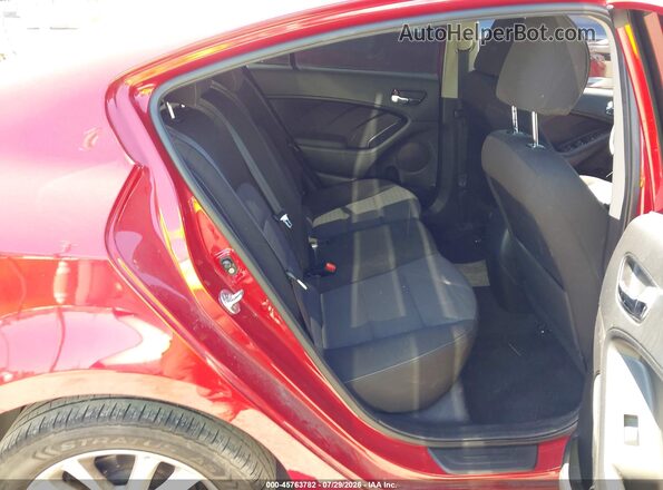 3KPFL4A73HE134282 2017 KIA FORTE Red VIN կոդի պիտակի տեսք