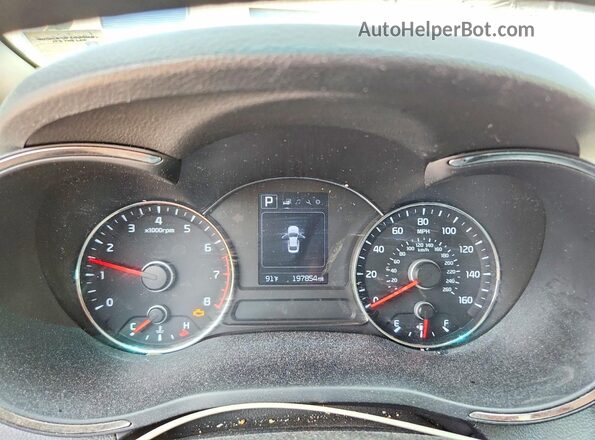 3KPFL4A73JE220486 2018 KIA FORTE Gray ხელსაწყოთა პანელის ხედი