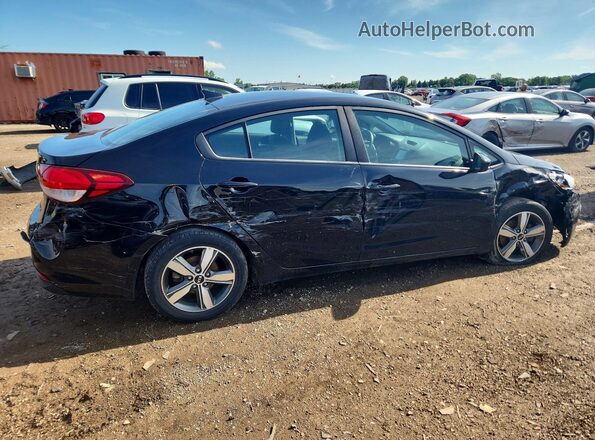 3KPFL4A73JE244111 2018 KIA FORTE Black Հետևի աջ