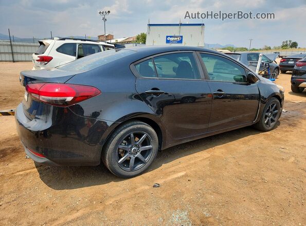 3KPFL4A73JE255481 2018 KIA FORTE Black Tył prawy