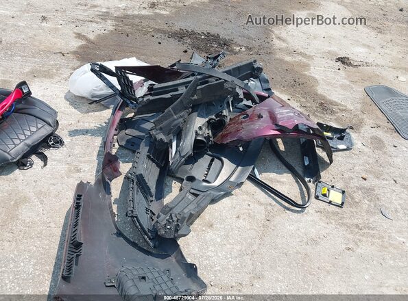3KPFL4A74HE012949 2017 KIA FORTE Maroon Вид щитка приладів