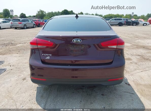 3KPFL4A74HE012949 2017 KIA FORTE Maroon 
