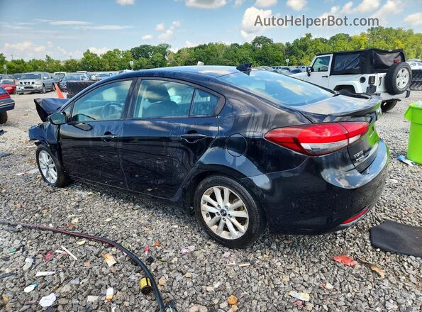 3KPFL4A74HE114557 2017 KIA FORTE Черный Задняя левая четверть