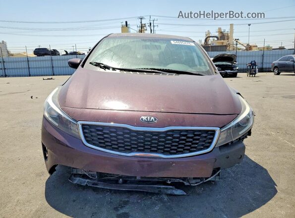 3KPFL4A74HE117622 2017 KIA FORTE Бордовый Вид спереди