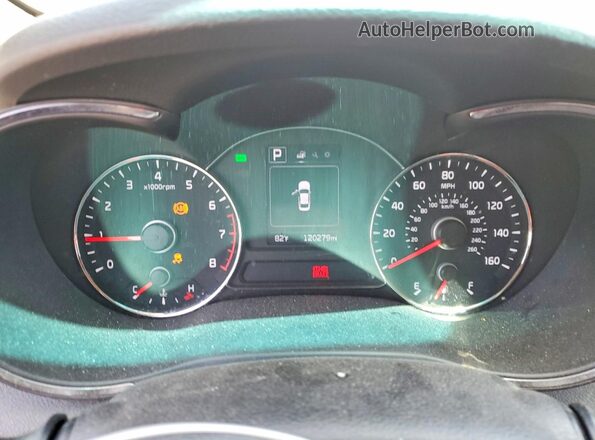 3KPFL4A74HE117622 2017 KIA FORTE Бордовый Вид щитка приборов