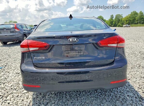 3KPFL4A74JE194822 2018 KIA FORTE Black Вид ззаду