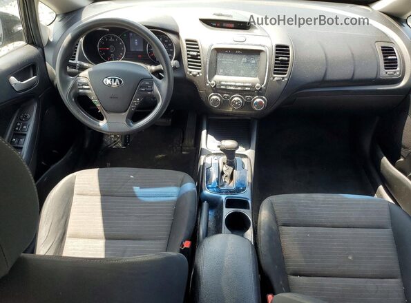 3KPFL4A74JE194822 2018 KIA FORTE Black Вид панелі приладів