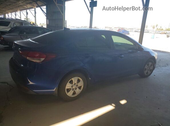 3KPFL4A74JE215801 2018 KIA FORTE Blue Tył prawy