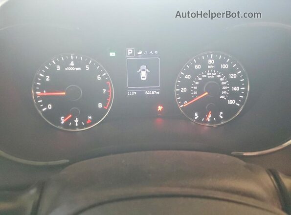 3KPFL4A74JE215801 2018 KIA FORTE Blue Widok zestawu wskaźników