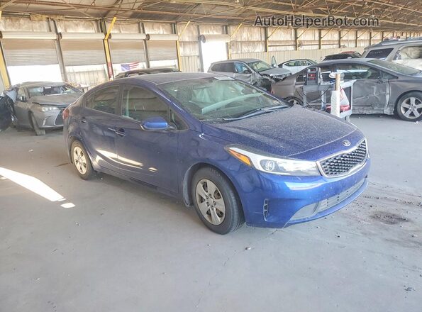 3KPFL4A74JE215801 2018 KIA FORTE Blue Przód prawy